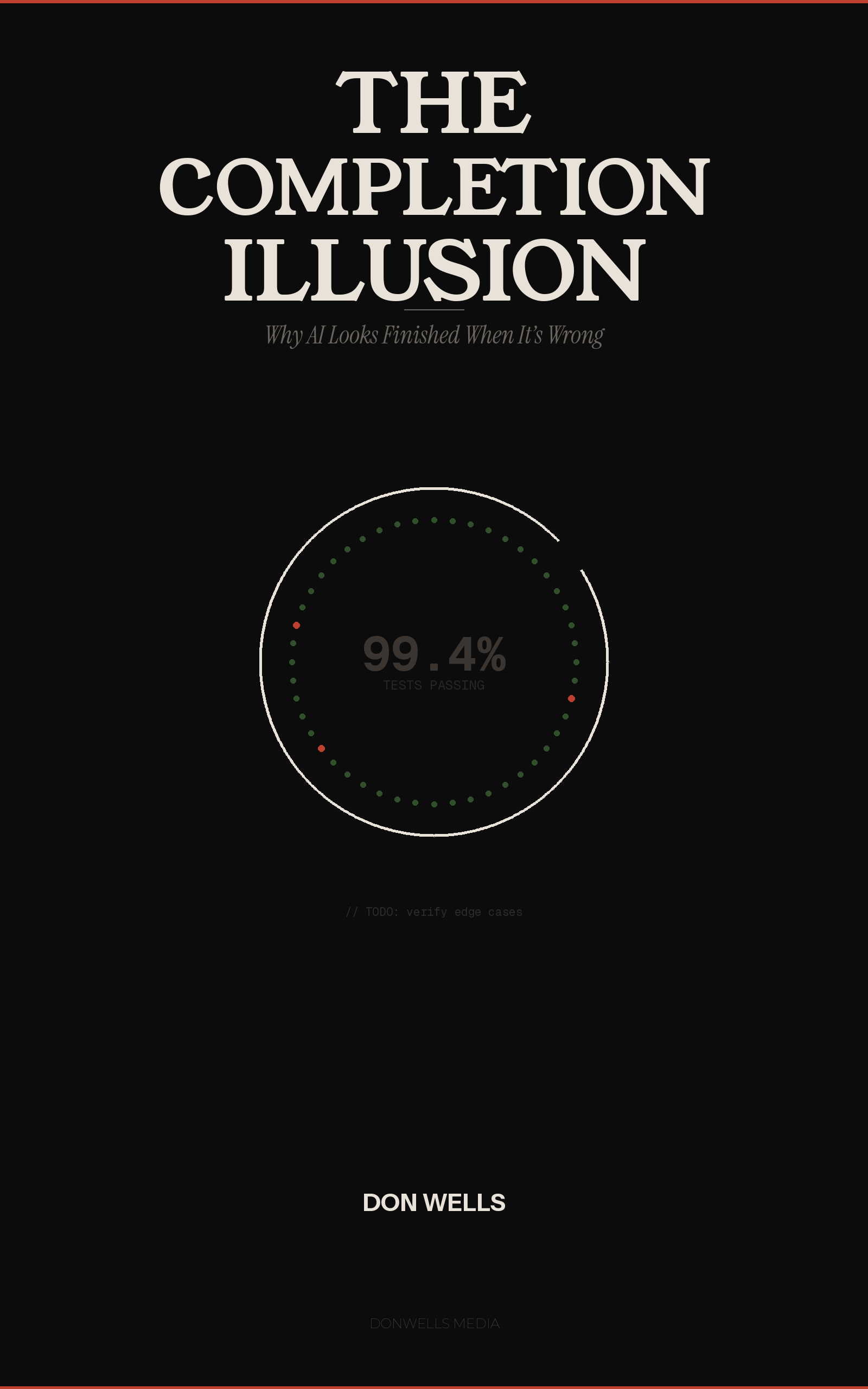 The Completion Illusion — book cover